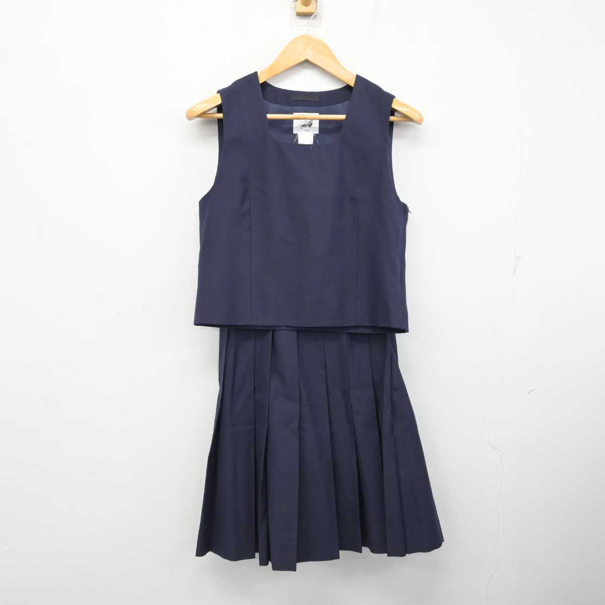 【中古】東京都 田柄中学校 女子制服 5点 (ブレザー・ベスト・スカート) sf083559