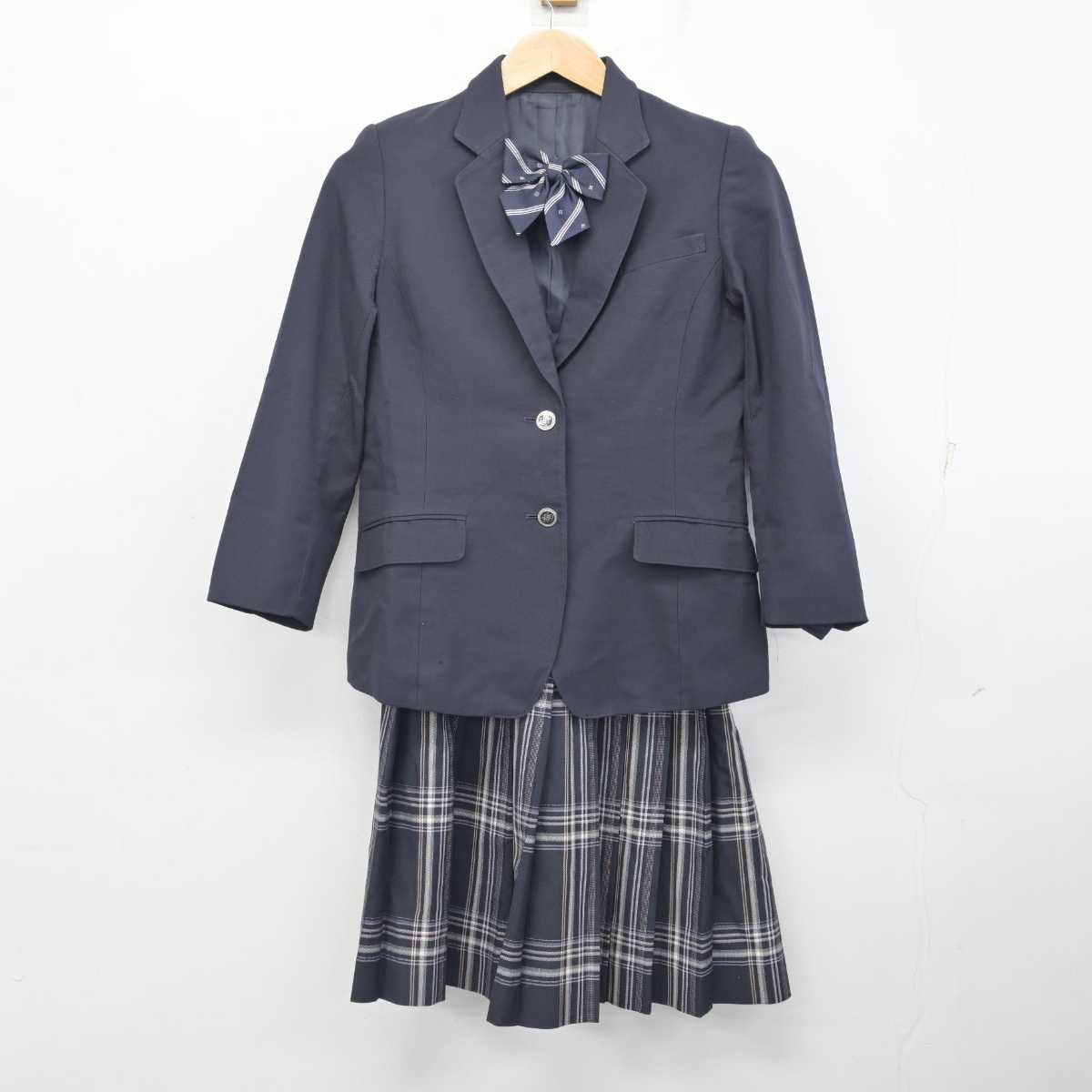 【中古】東京都 吾嬬立花中学校 女子制服 3点 (ブレザー・スカート) sf083561