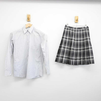 【中古】鹿児島県 鹿児島実業高等学校 女子制服 5点 (ブレザー・シャツ・スカート) sf083571