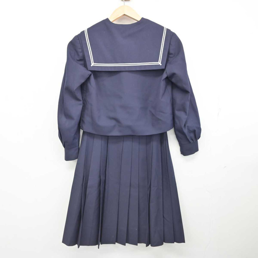 【中古】大阪府 泉陽高等学校 女子制服 4点 (セーラー服・スカート・スカート) sf083588