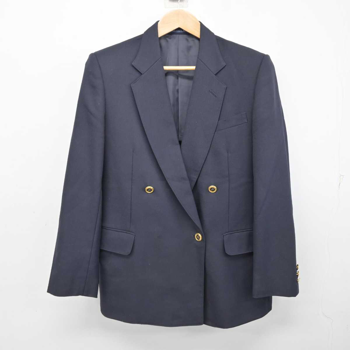 【中古】岡山県 水島工業高等学校 男子制服 4点 (ブレザー・ズボン) sf083598