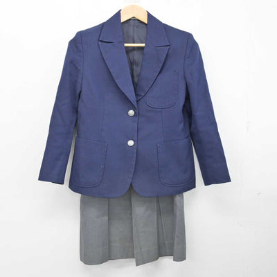 【中古】神奈川県 上の宮中学校 女子制服 3点 (ブレザー・ベスト・スカート) sf083615