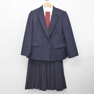 【中古】香川県 坂出商業高等学校 女子制服 7点 (ブレザー・シャツ・スカート) sf083621