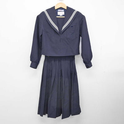 【中古】愛知県 古知野中学校 女子制服 2点 (セーラー服・スカート) sf083635