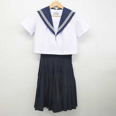 【中古】愛知県 古知野中学校 女子制服 2点 (セーラー服・スカート) sf083638