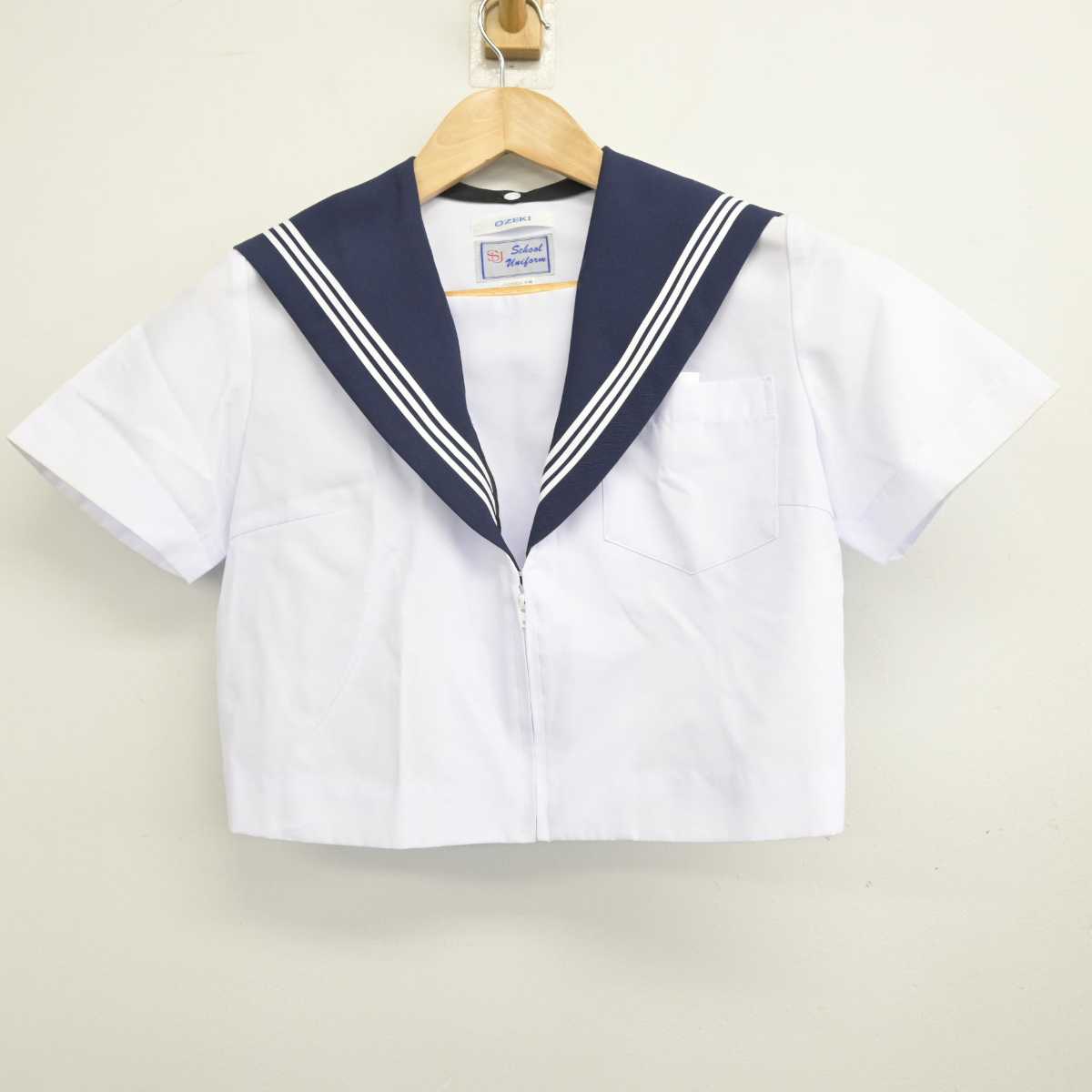 【中古】愛知県 古知野中学校 女子制服 2点 (セーラー服) sf083639