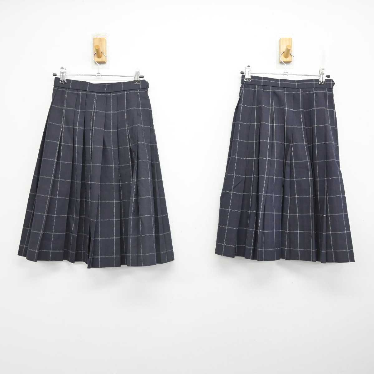 【中古】千葉県 三田中学校 女子制服 3点 (ブレザー・スカート・スカート) sf083642