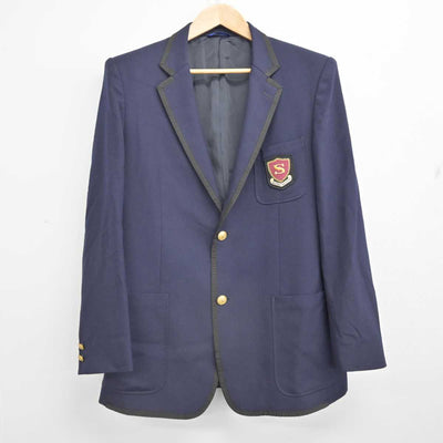 【中古】千葉県 秀明八千代高等学校 男子制服 2点 (ブレザー・ニット) sf083644