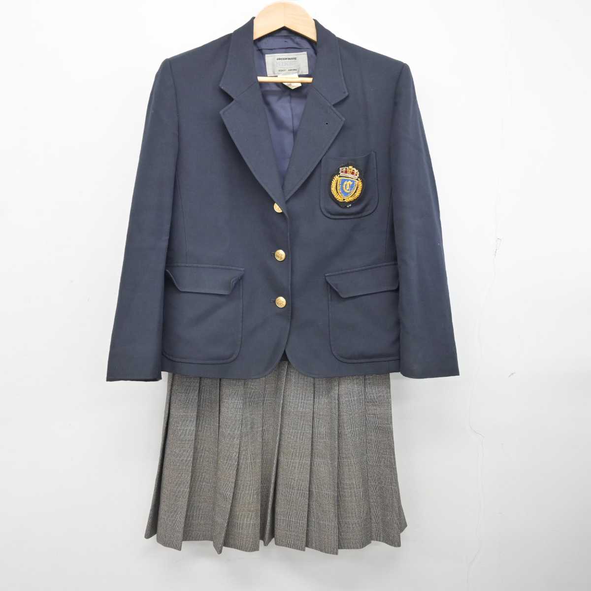 【中古】東京都 中央学院大学中央高等学校/旧制服 女子制服 2点 (ブレザー・スカート) sf083649