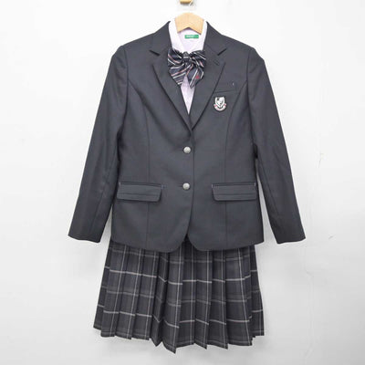 【中古】長崎県 西海学園高等学校 女子制服 4点 (ブレザー・シャツ・スカート) sf083675