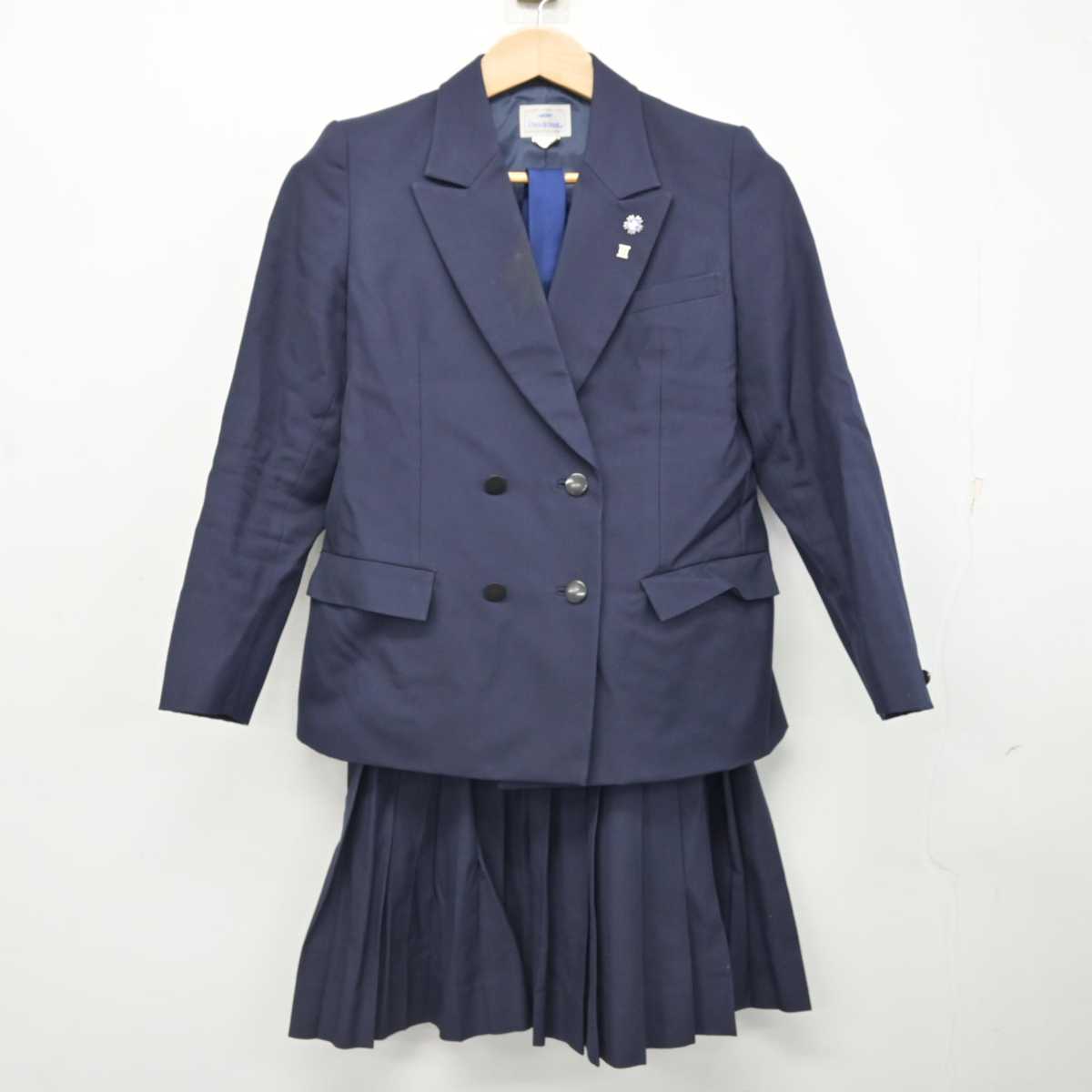 【中古】滋賀県 比叡山高等学校 女子制服 4点 (ブレザー・スカート) sf083703