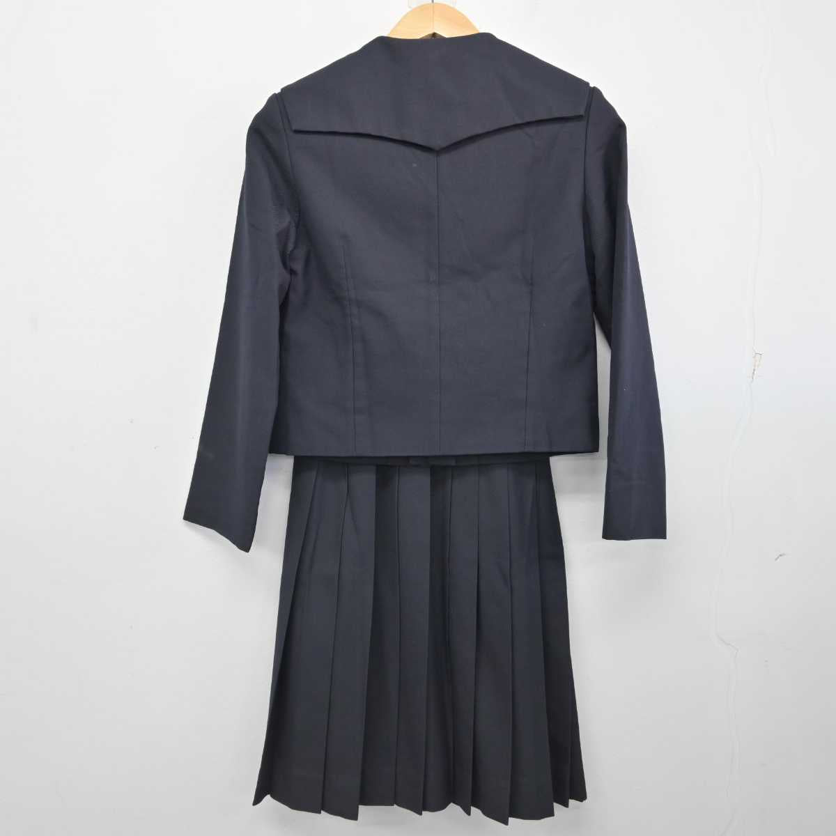 【中古】青森県 新城中学校 女子制服 3点 (セーラー服・スカート) sf083731