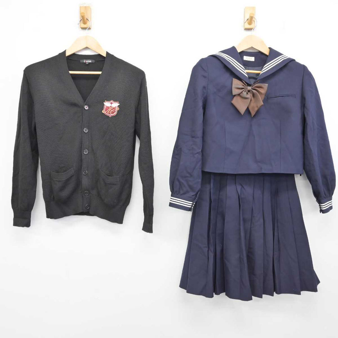 中古】埼玉県 川越高等学校 女子制服 4点 (セーラー服・ニット 中古】埼玉県 川越高等学校 女子制服 4点 (セーラー服・ニット