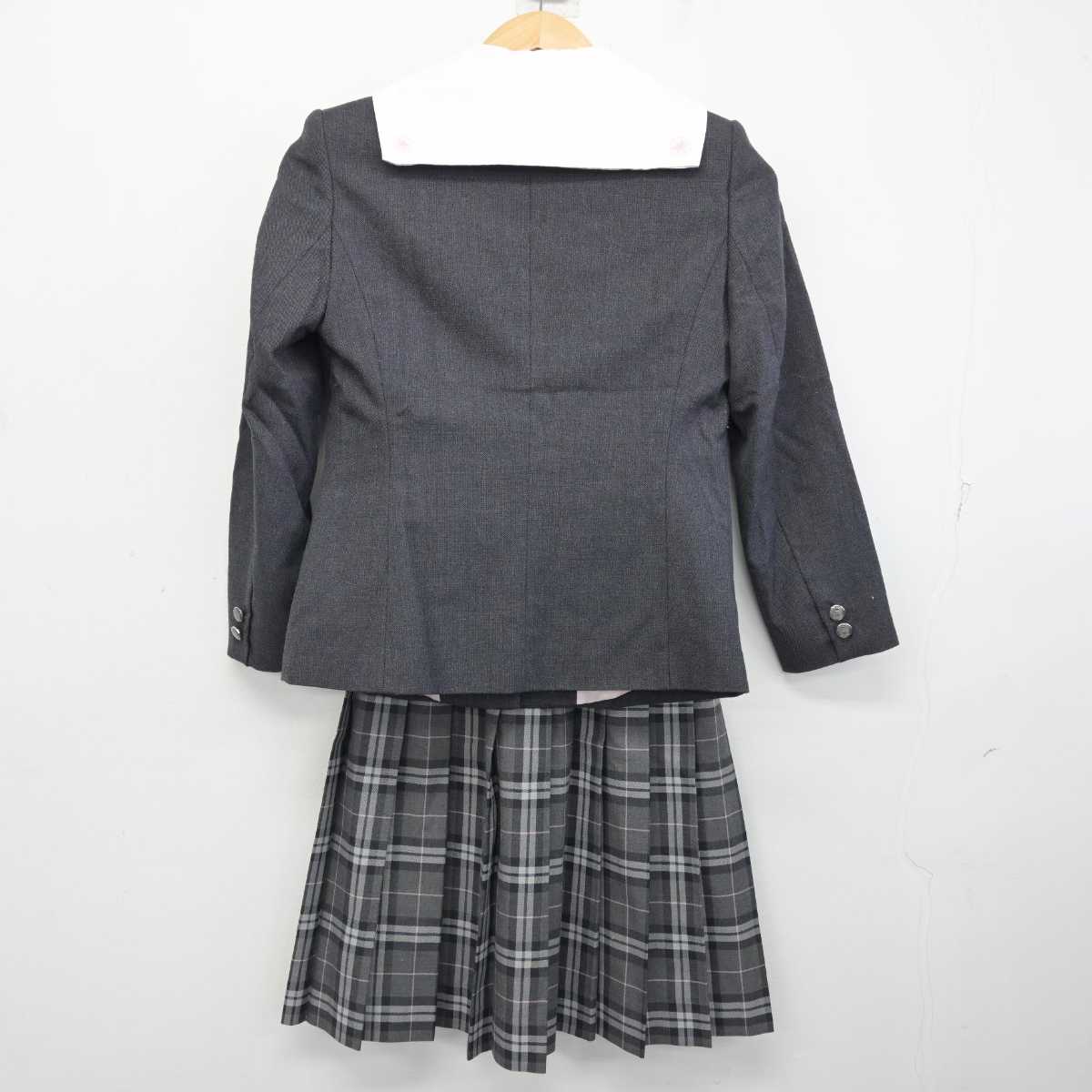 【中古】東京都 藤村女子中学校 女子制服 4点 (ブレザー・ブラウス・スカート) sf083764