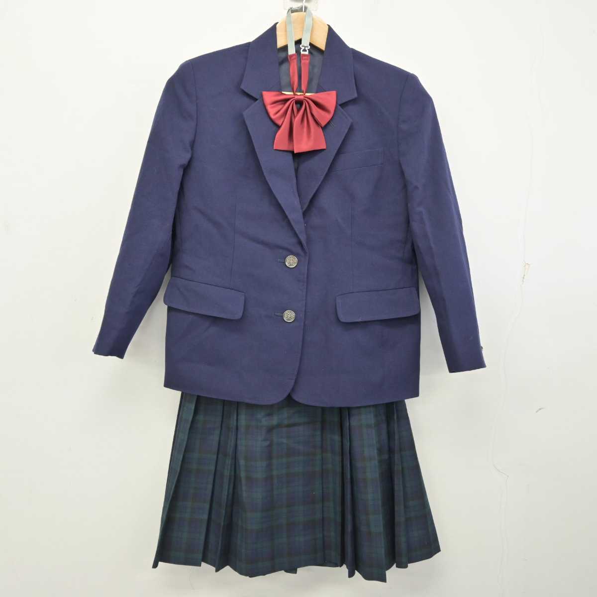 【中古】東京都 別所中学校 女子制服 4点 (ブレザー・ベスト・スカート) sf083767