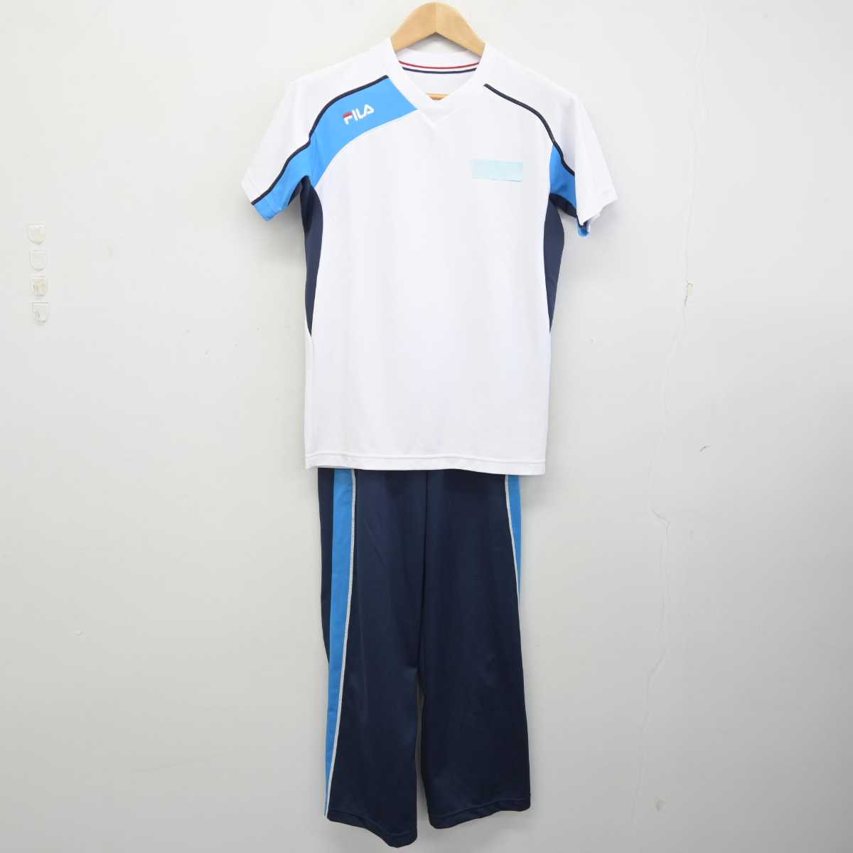 【中古】静岡県 知徳高等学校 女子制服 2点 (体操服 上・ジャージ 下) sf083771