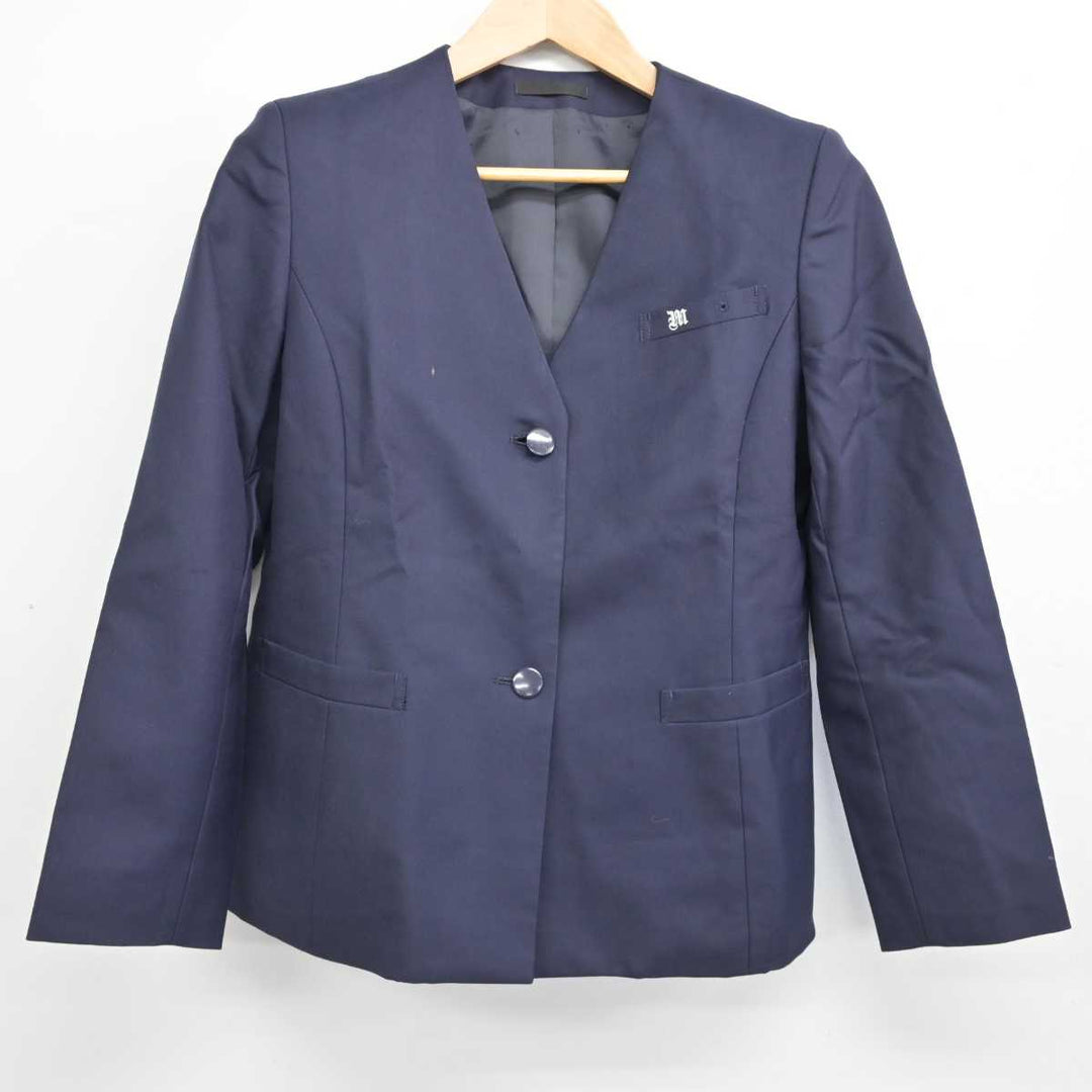 中古】秋田県 秋田南高等学校 女子制服 2点 (ブレザー・スカート