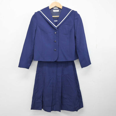 【中古】秋田県 秋田高等学校 女子制服 3点 (セーラー服・セーラー服・スカート) sf083784