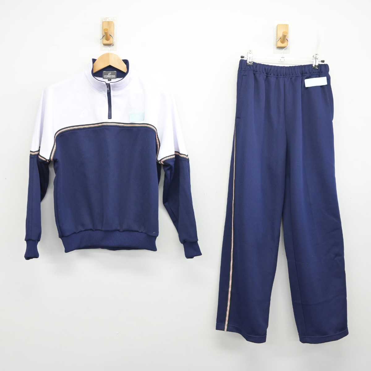 【中古】東京都 東村山市立第三中学校 女子制服 2点 (ジャージ 上・ジャージ 下) sf083793