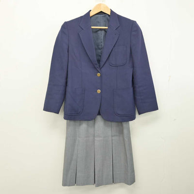 【中古】東京都 稲城第四中学校 女子制服 2点 (ブレザー・スカート) sf083796