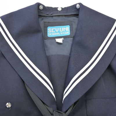 【中古】愛知県 桜井中学校 女子制服 2点 (セーラー服) sf083816