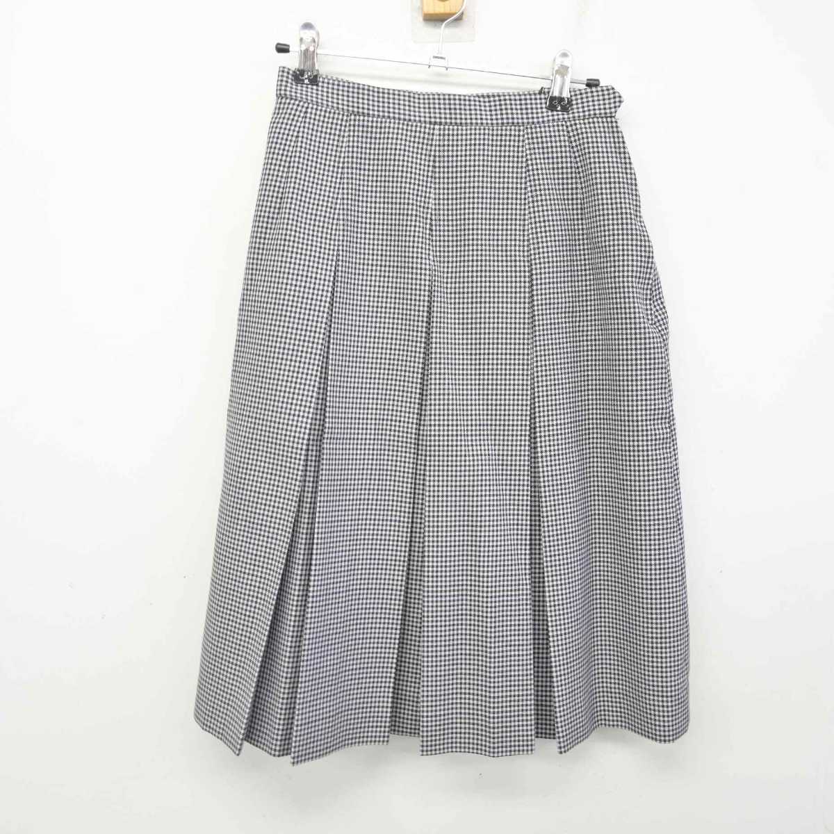 【中古】北海道 中の島中学校 女子制服 3点 (ブレザー・ベスト・スカート) sf083830