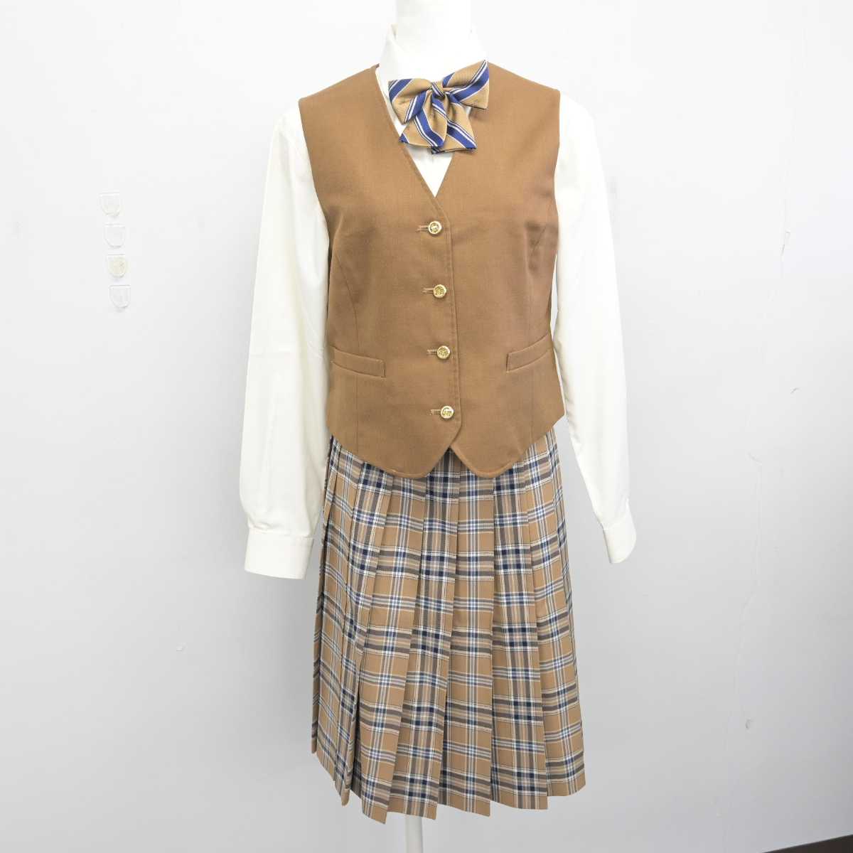 中古】栃木県 作新学院高等学校 女子制服 5点 (ブレザー・ベスト 中古】栃木県 作新学院高等学校 女子制服 5点 (ブレザー・ベスト