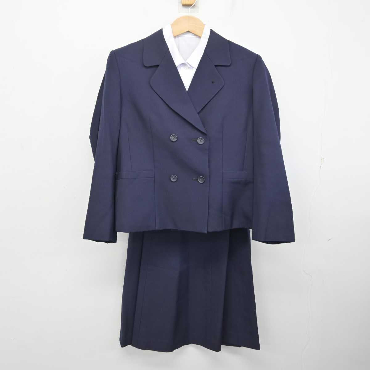 【中古】栃木県 宇都宮中央女子高等学校 女子制服 5点 (ブレザー・ベスト・シャツ・スカート) sf083841