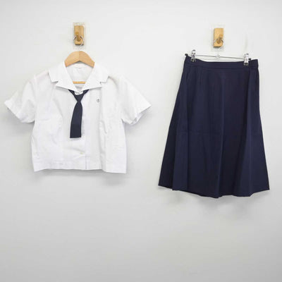 【中古】栃木県 宇都宮中央女子高等学校 女子制服 3点 (シャツ・スカート) sf083842