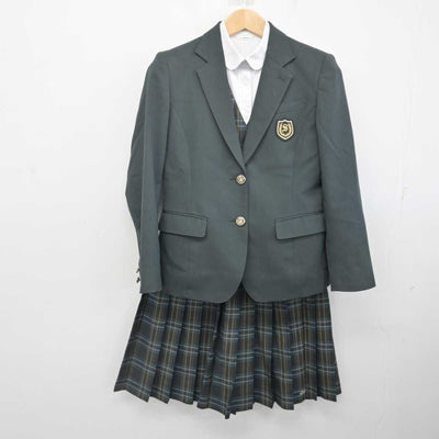 【中古】北海道 札幌西陵高等学校 女子制服 4点 (ブレザー・ベスト・シャツ・スカート) sf083855