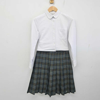 【中古】北海道 札幌西陵高等学校 女子制服 4点 (ブレザー・ベスト・シャツ・スカート) sf083855