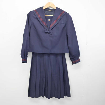 【中古】長崎県 東長崎中学校 女子制服 2点 (セーラー服・スカート) sf083867