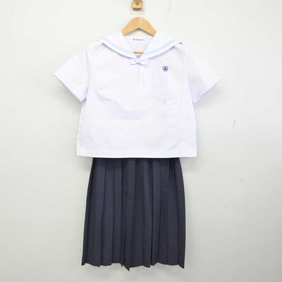 【中古】長崎県 東長崎中学校 女子制服 3点 (セーラー服・スカート) sf083871