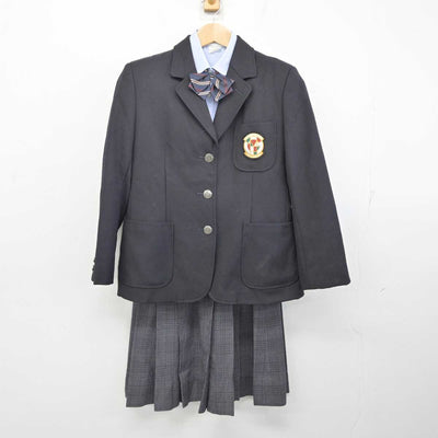 【中古】東京都 朋優学院高等学校 女子制服 5点 (ブレザー・シャツ・スカート) sf083878