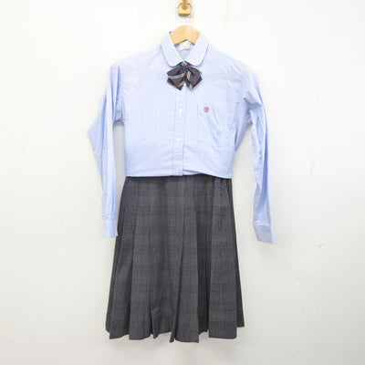 【中古】東京都 朋優学院高等学校 女子制服 5点 (ブレザー・シャツ・スカート) sf083878