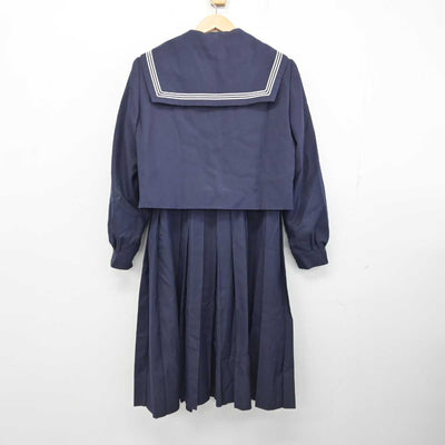 【中古】福岡県 学校名不明 女子制服 3点 (セーラー服・ジャンパースカート) sf083880