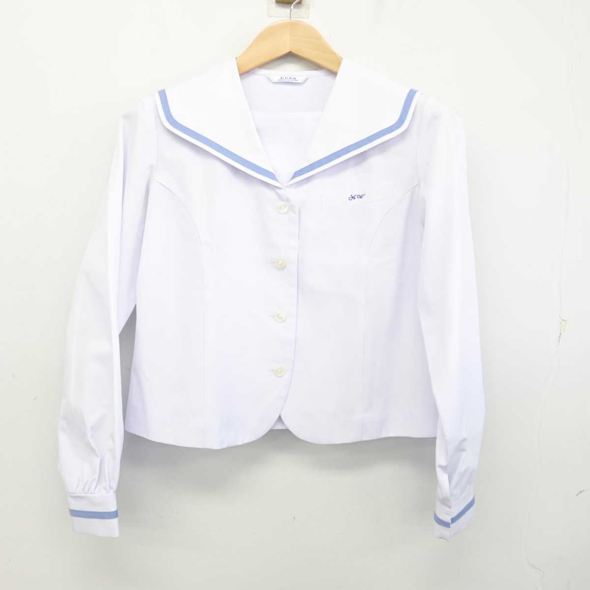 【中古】静岡県 沼津西高等学校 女子制服 2点 (セーラー服・セーラー服) sf083890