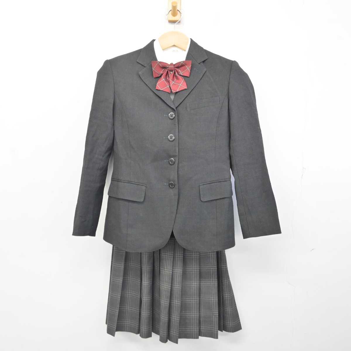 【中古】東京都 広尾学園高等学校 女子制服 5点 (ブレザー・ニット・シャツ・スカート) sf083895