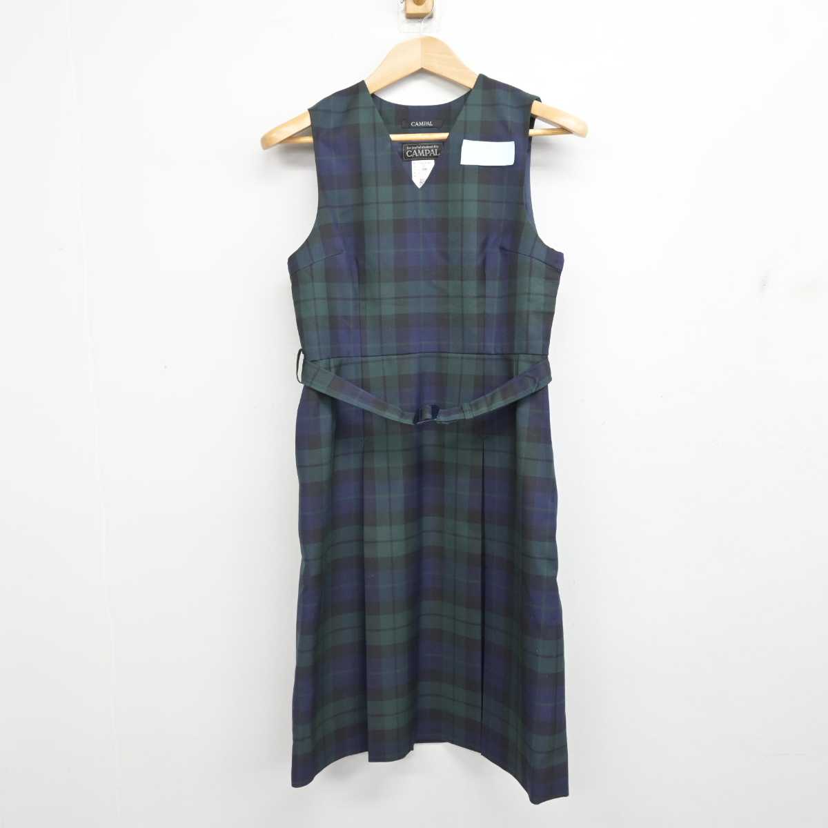 【中古】北海道 八条中学校 女子制服 5点 (ブレザー・シャツ・ジャンパースカート) sf083909