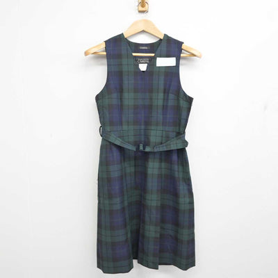 【中古】北海道 八条中学校 女子制服 5点 (ブレザー・シャツ・ジャンパースカート) sf083910