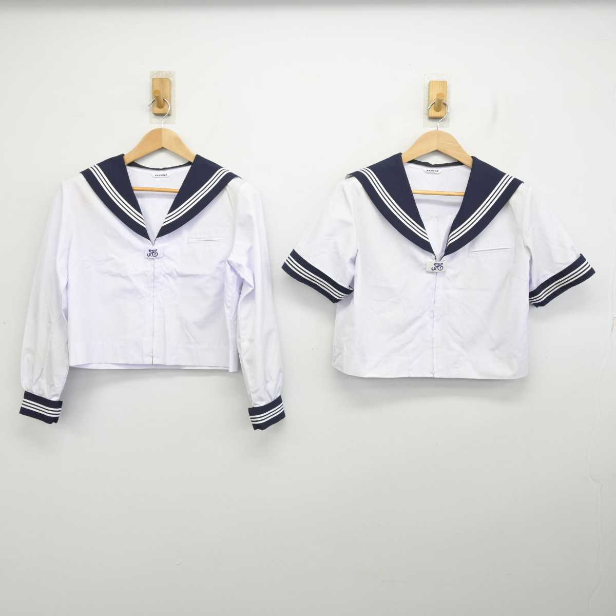 【中古】埼玉県 大和中学校 女子制服 2点 (セーラー服) sf083914