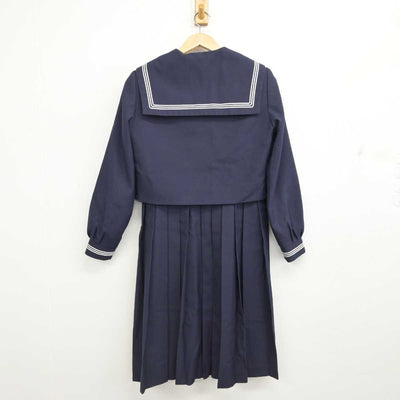 【中古】熊本県 八代高等学校 女子制服 2点 (セーラー服・ジャンパースカート) sf083920