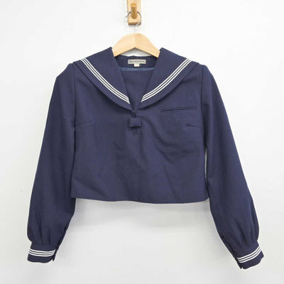 【中古】熊本県 八代高等学校 女子制服 2点 (セーラー服・ジャンパースカート) sf083920