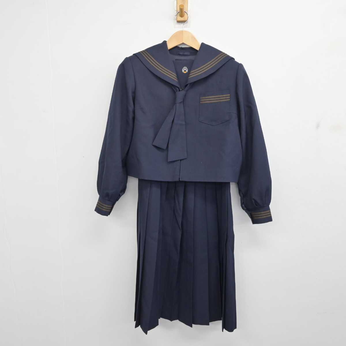 【中古】千葉県 木刈中学校/旧制服 女子制服 3点 (セーラー服・ジャンパースカート) sf083932