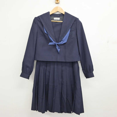 【中古】福岡県 黒崎中学校 女子制服 3点 (セーラー服・ジャンパースカート) sf083935