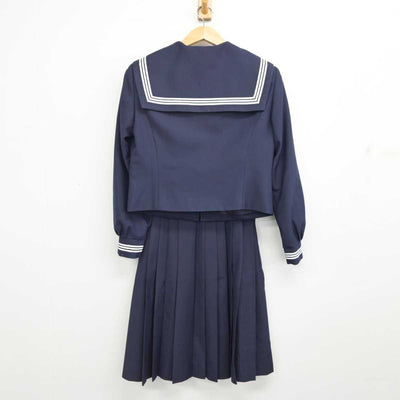 【中古】静岡県 浅羽中学校 女子制服 3点 (セーラー服・スカート) sf083939