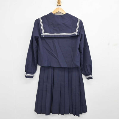 【中古】静岡県 北浜中学校 女子制服 2点 (セーラー服・スカート) sf083941