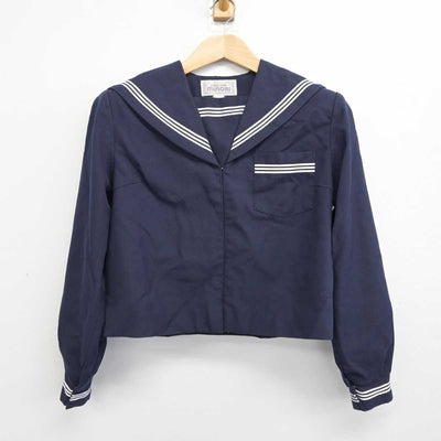 【中古】静岡県 北浜中学校 女子制服 2点 (セーラー服・スカート) sf083941