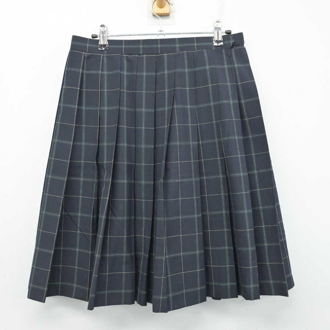 中古】福岡県 三国中学校 女子制服 2点 (ブラウス・スカート