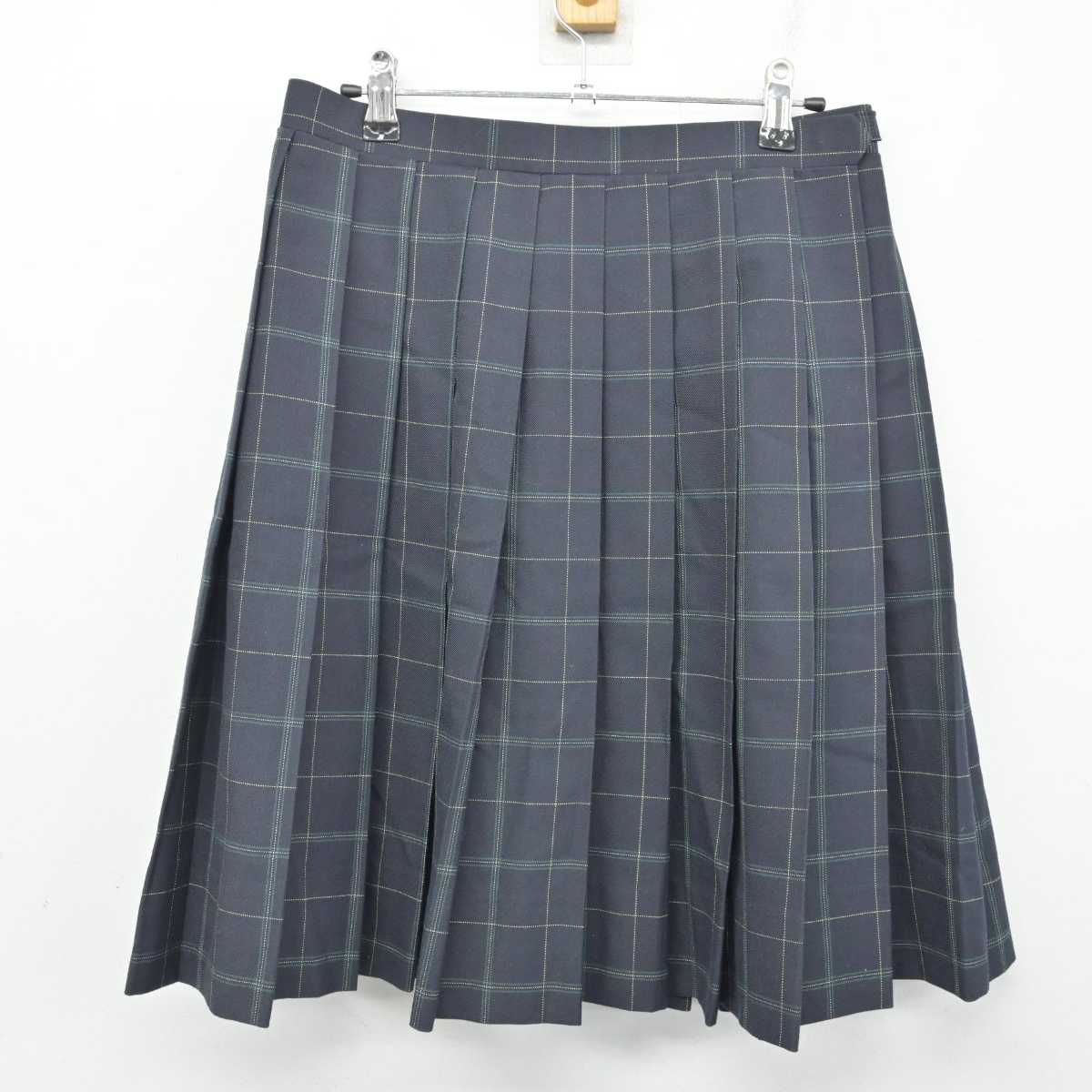 【中古】福岡県 三国中学校 女子制服 3点 (ブレザー・ニットベスト・スカート) sf083954